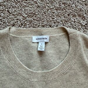 Nordstrom Light Tan Knit Top